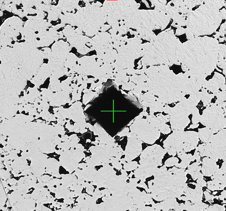 Microhardness and porosity (Vickers)